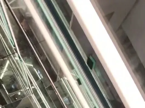LED halo lighting detail on a custom backlit mirror, Los Angeles